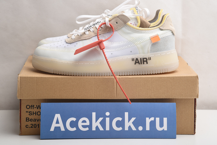 NIKE AIR FORCE 1 LOW Off-White  All White AO4606-100