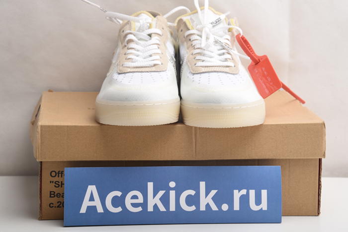 NIKE AIR FORCE 1 LOW Off-White  All White AO4606-100