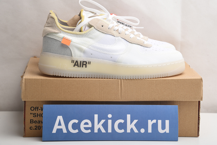 NIKE AIR FORCE 1 LOW Off-White  All White AO4606-100