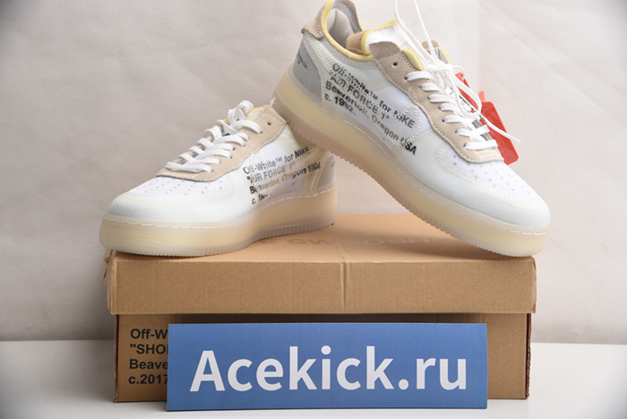 NIKE AIR FORCE 1 LOW Off-White  All White AO4606-100