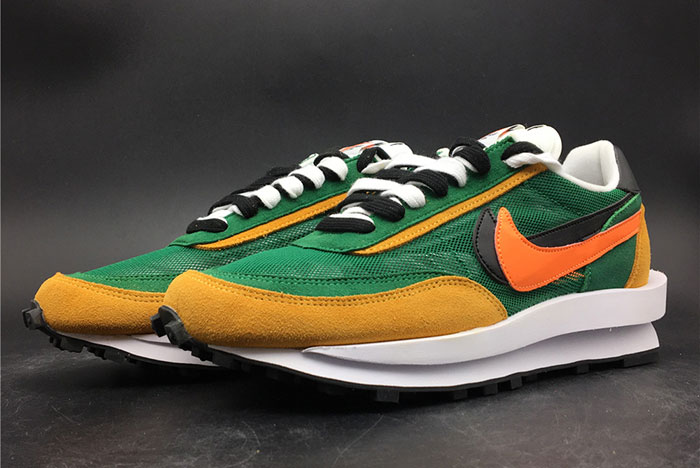 NIKE LD WAFFLE SACAI GREEN MULTI - BV0073-300
