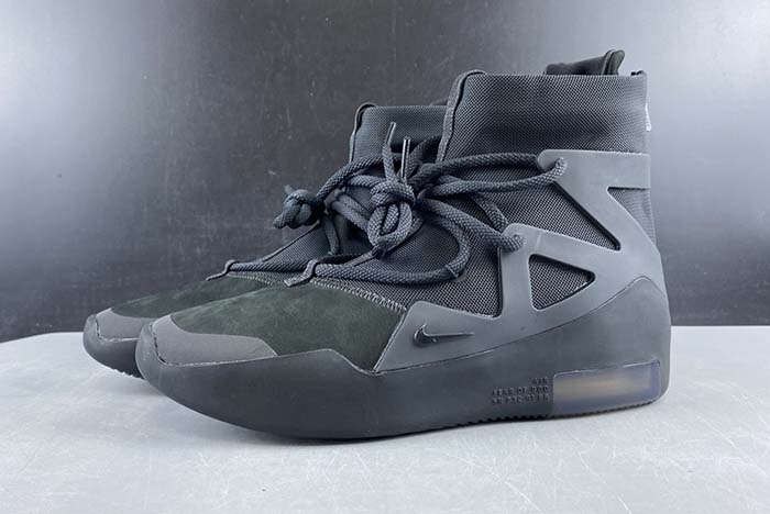 NIKE CONFIRMS AIR FEAR OF GOD 1 “TRIPLE BLACK” AR4237-005