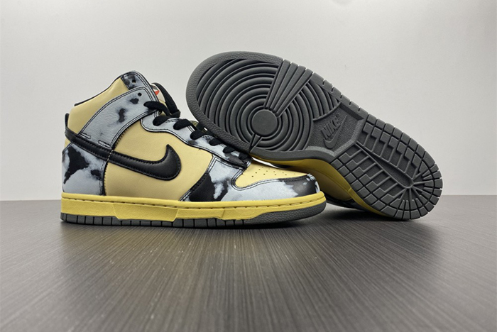 Nike Dunk High 1985 SP "Black Acid Wash" DD9404-700