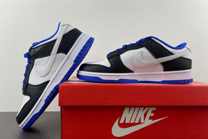 Nike Dunk Low   WHITE/BLACK-ROYAL FD9064-110