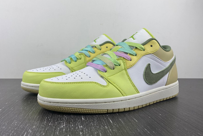Jordan 1 Low Sail White Oil Green FD9906-131