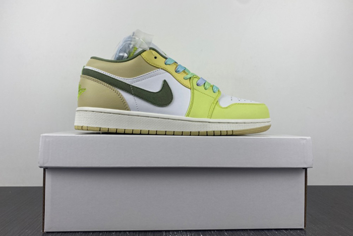 Jordan 1 Low Sail White Oil Green FD9906-131