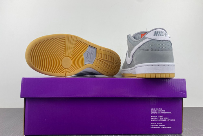 Nike SB Dunk Low Pro ISO Orange Label Wolf Grey Gum DV5464-001