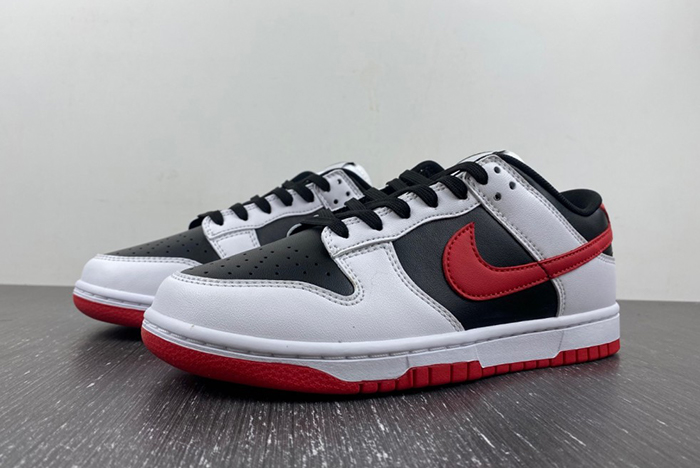 Nike Dunk Low Retro White Black University Red FD9762-061