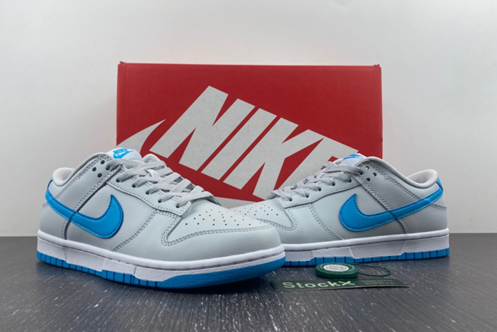 Nike Dunk Low Retro Pure Platinum Blue Lightning  DV0831-001