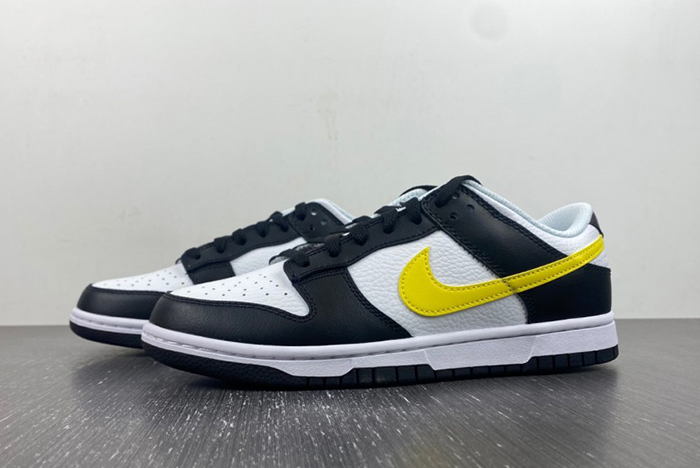 Nike Dunk Low Black Yellow White FQ2431-001