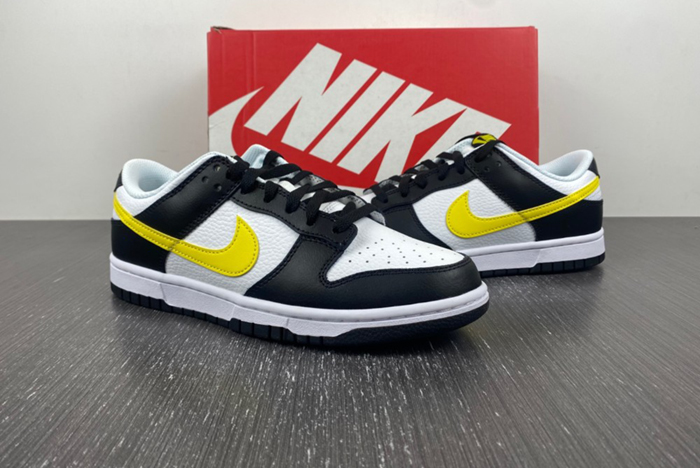 Nike Dunk Low Black Yellow White FQ2431-001