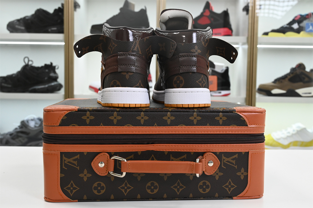 L**is v  x off-white  x air jordan 1 customs mens aq0818-158