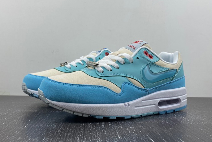 Nike Air Max 1 Puerto Rico Blue Gale Men''s - FD6955-400