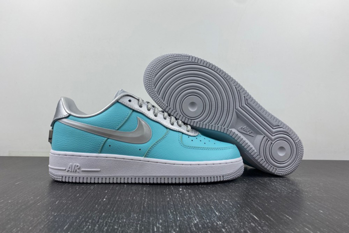T*f*ny & co. x nike air force 1 low  silver dz1382-003