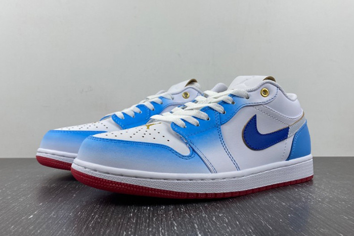 Air Jordan 1 Low GS White University Blue FN8895-141