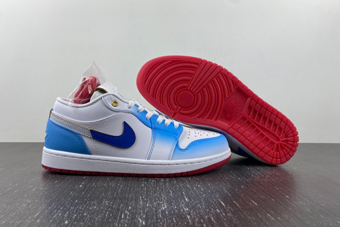 Air Jordan 1 Low GS White University Blue FN8895-141