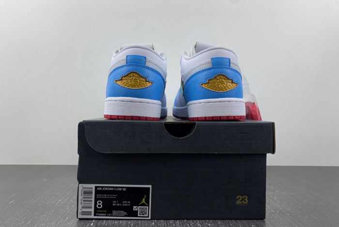 Air Jordan 1 Low GS White University Blue FN8895-141