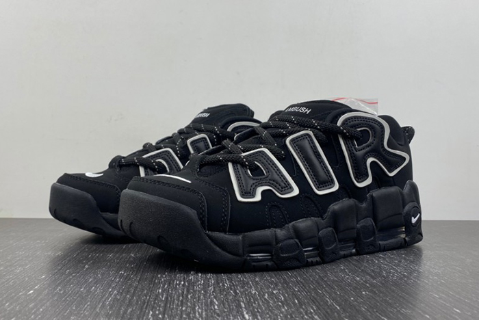 AMBUSH x Nike Air More Uptempo Low ''Black/White''  FB1299-001