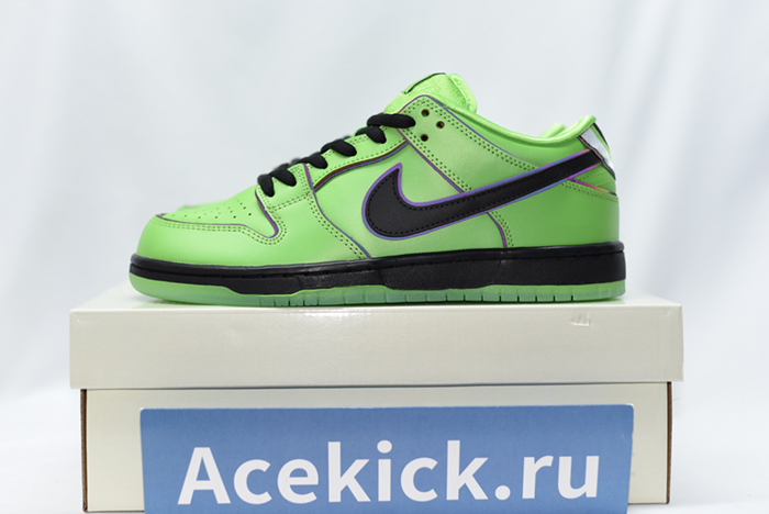 THE POWERPUFF GIRLS X DUNK LOW PRO SB QS ''BUTTERCUP''  FZ8319-300