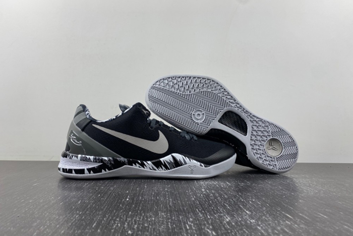 Nike Kobe 8 System Philippines Black Silver Men
