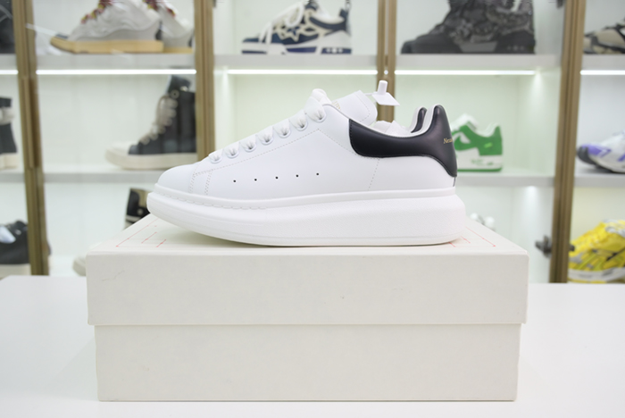 ALEXANDER MCQUEEN SOLE SNEAKERS 462214-WHGP7-9374-LEATHER BLACK