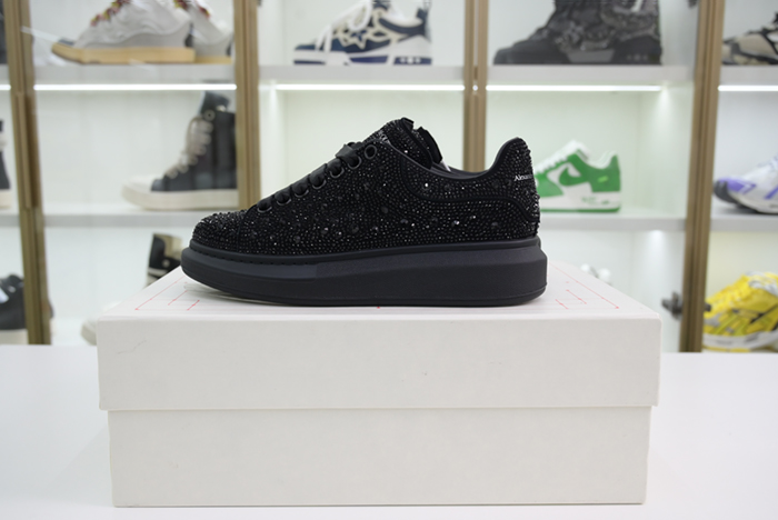 Alexander McQueen sole sneakers full diamond