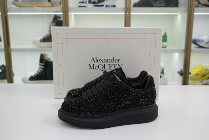 Alexander McQueen sole sneakers full diamond