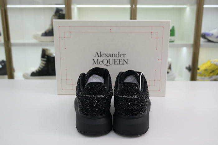 Alexander McQueen sole sneakers full diamond