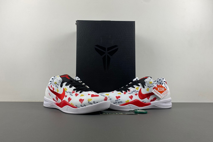 Nike Kobe 8 “I Love You” Custom shoes FJ9364-201.
