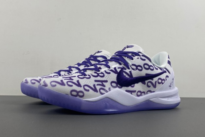 Nike Kobe 8 Protro “White Court Purple” FQ3549-100