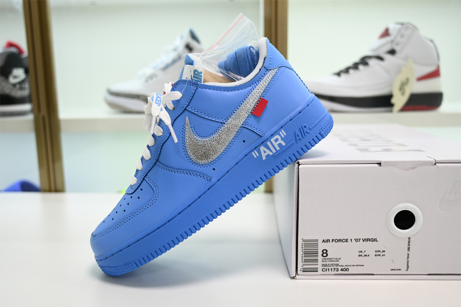 Off-White  NIKE AIR FORCE 1 MCA BLUE CI1173-400