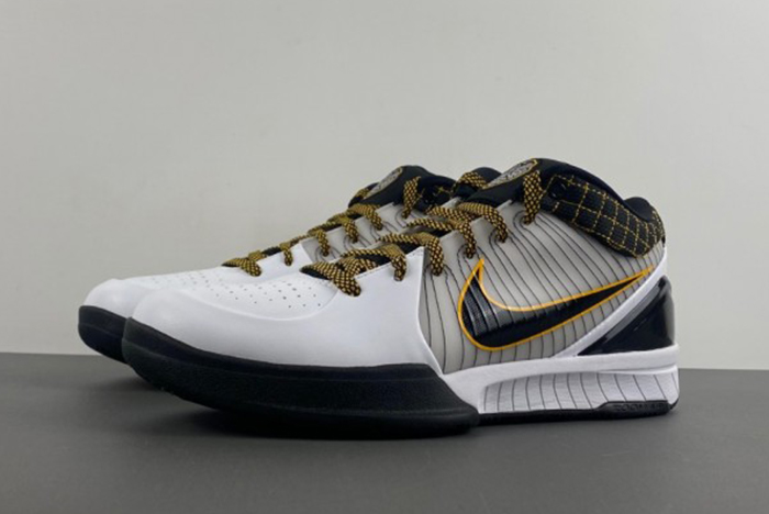 Nike Kobe 4 Protro White Black Del Sol Men''s AV6339-101