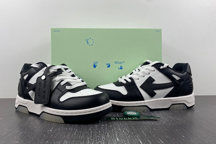 OFF-WHITE Out Of Office BLACK WHITE