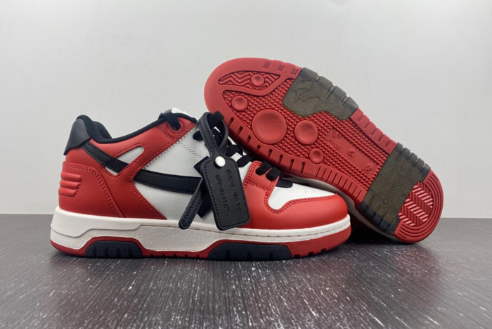 OFF-WHITE Out Of Office BLACK RED