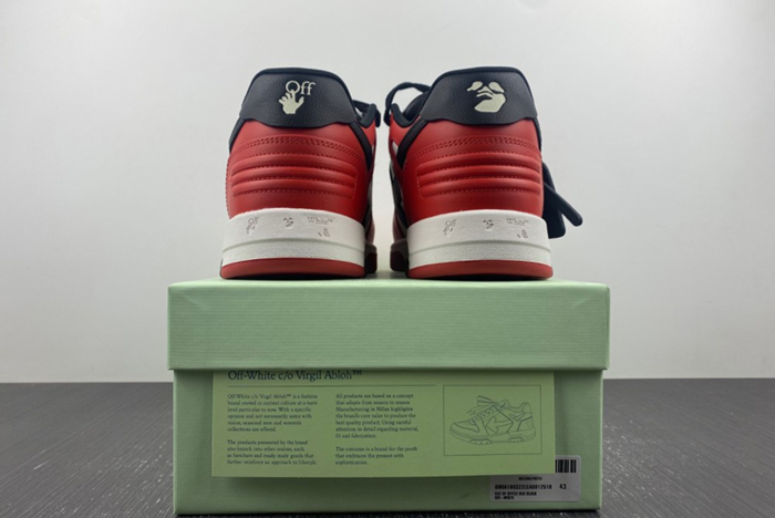 OFF-WHITE Out Of Office BLACK RED