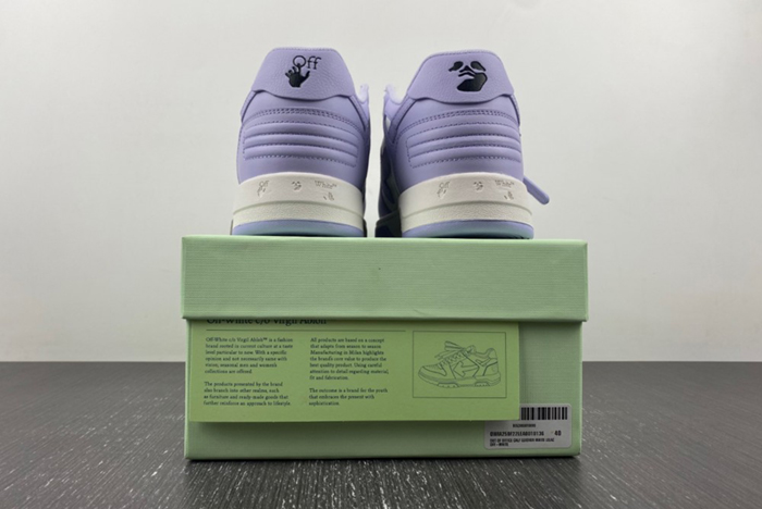OFF-WHITE Out Of Office WHITE PURPLE