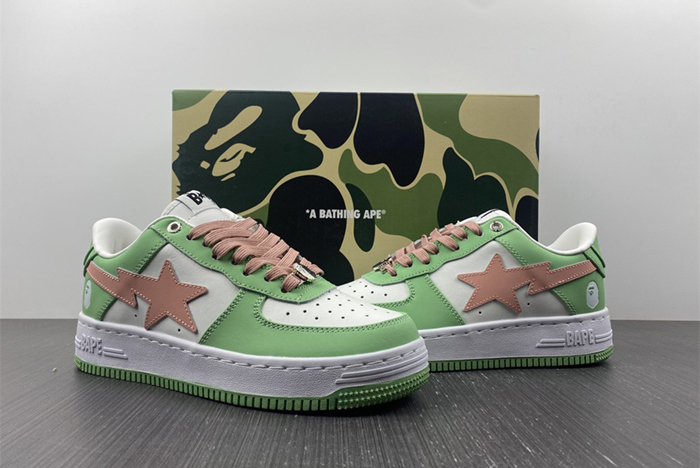 A Bathing Ape Bape Sta Pastel Green
