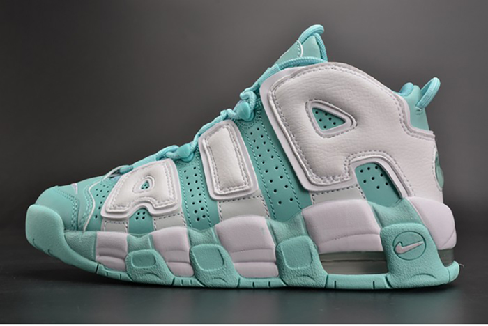 Nike Air More Uptempo GS &quotIsland Green" womens 415082-300